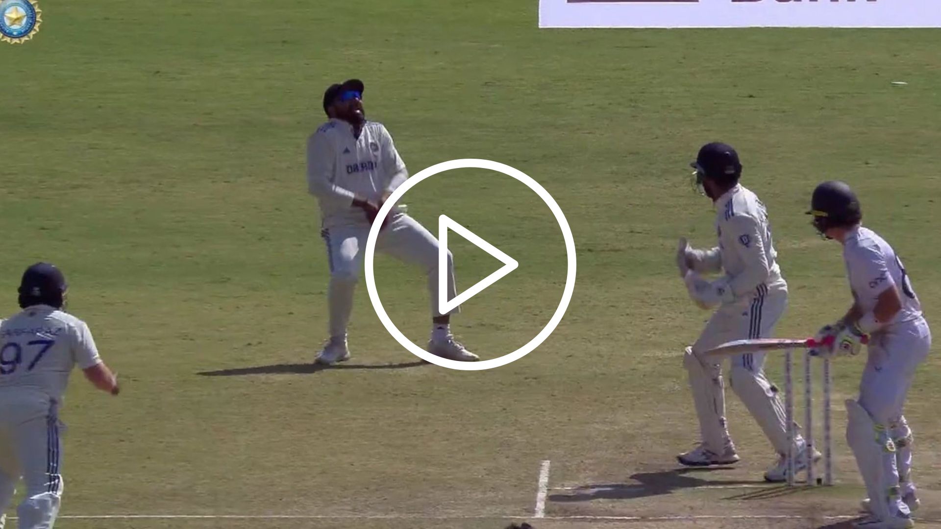 [Watch] Rohit Sharma's Stunning Slip Catch Helps Jadeja Get Rid Of Ollie Pope